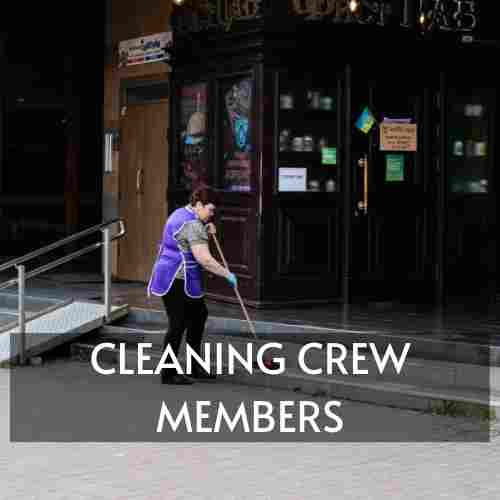 Cleaning member-compressed